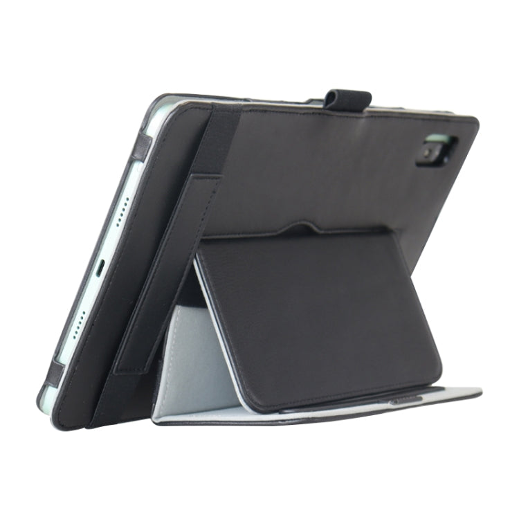 For TCL 10 TabMax 4G Detachable Horizontal Flip Leather Case with Holder & Bandage(Black) - Others by buy2fix | Online Shopping UK | buy2fix