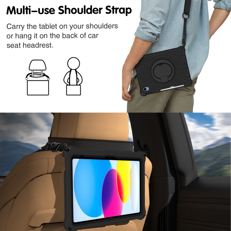 For iPad 2025 / 2022 Spider King Silicone Protective Tablet Case(Black) - iPad 2025 / 2022 Cases by buy2fix | Online Shopping UK | buy2fix