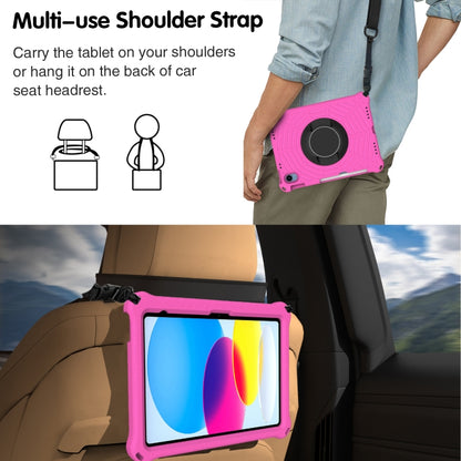 For iPad 2025 / 2022 Spider King Silicone Protective Tablet Case(Rose Red) - iPad 2025 / 2022 Cases by buy2fix | Online Shopping UK | buy2fix