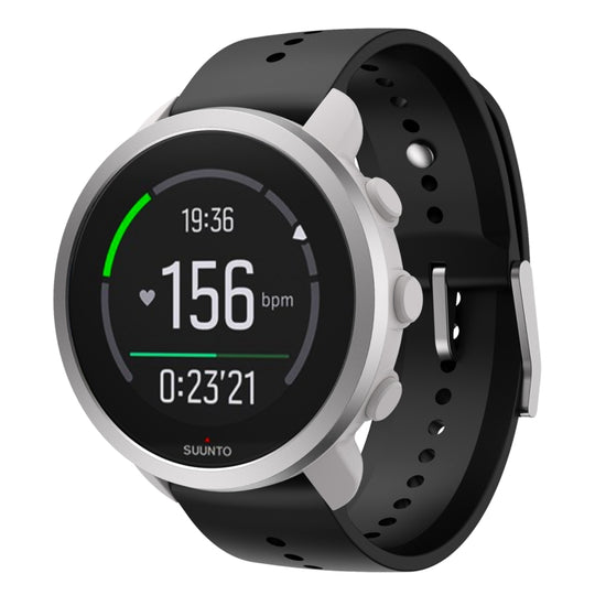 For Suunto 5 Peak Silicone Watch Band(Black)