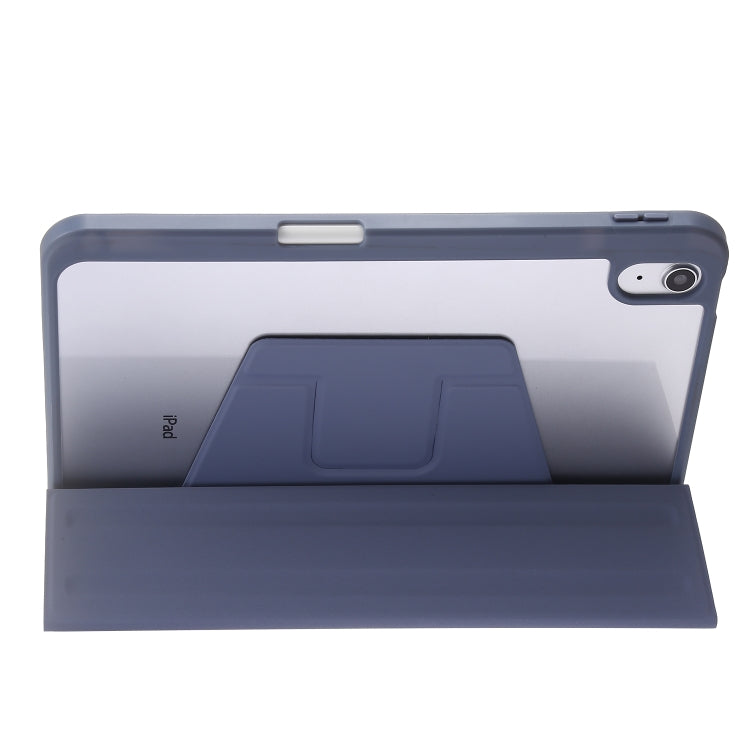 For iPad 2025 / 2022 3-Fold 360 Rotation Acrylic Leather Smart Tablet Case(Lavender Purple Grey) - iPad 2025 / 2022 Cases by buy2fix | Online Shopping UK | buy2fix