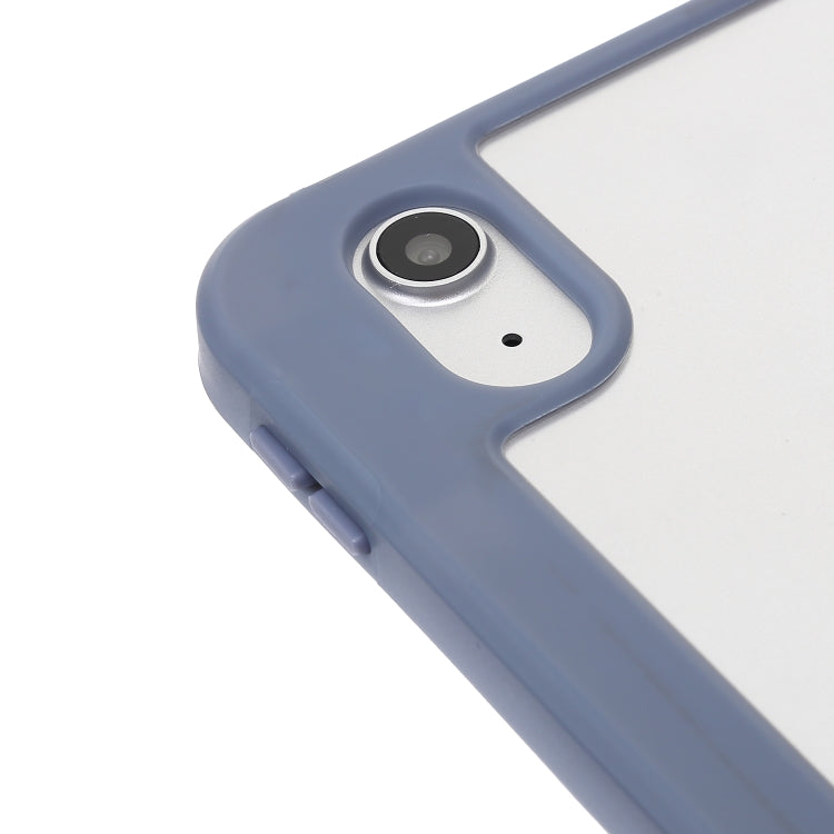 For iPad 2025 / 2022 3-Fold 360 Rotation Acrylic Leather Smart Tablet Case(Lavender Purple Grey) - iPad 2025 / 2022 Cases by buy2fix | Online Shopping UK | buy2fix