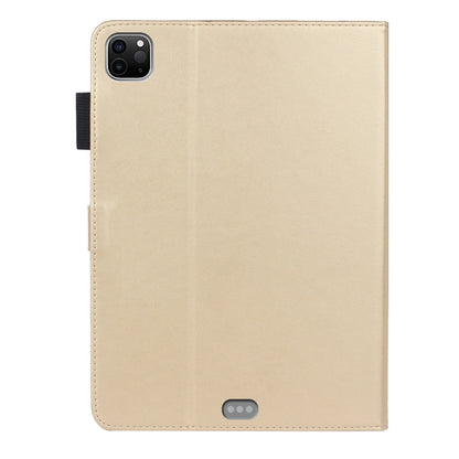 For iPad Pro 11 (2020) Diamond Encrusted Butterflies Embossing Pattern Horizontal Flip Leather Tablet Case with Holder & Card Slot(Gold) - iPad Pro 11 (2020) Cases by buy2fix | Online Shopping UK | buy2fix