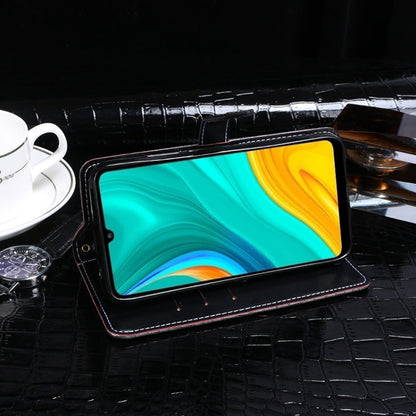 For Huawei Enjoy 10e idewei Crocodile Texture Horizontal Flip Leather Case with Holder & Card Slots & Wallet(Black) - Huawei Cases by idewei | Online Shopping UK | buy2fix