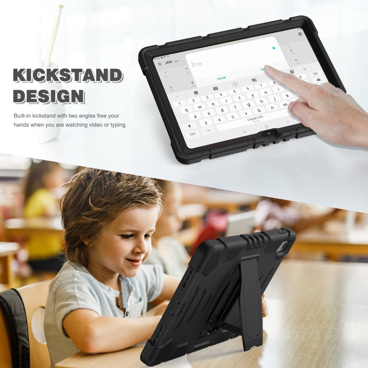 For iPad 2025 / 2022 3-Layer Protection Screen Frame + PC + Silicone Tablet Case(Black) - iPad 2025 / 2022 Cases by buy2fix | Online Shopping UK | buy2fix