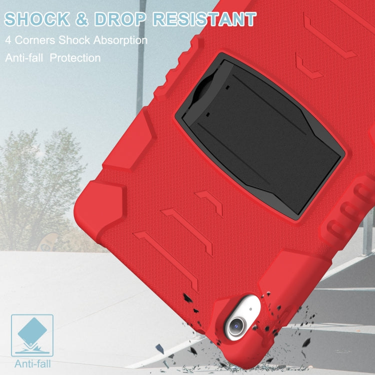 For iPad 2025 / 2022 3-Layer Protection Screen Frame + PC + Silicone Tablet Case(Red+Black) - iPad 2025 / 2022 Cases by buy2fix | Online Shopping UK | buy2fix