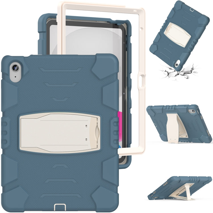 For iPad 2025 / 2022 3-Layer Protection Screen Frame + PC + Silicone Tablet Case(Cornflower Blue) - iPad 2025 / 2022 Cases by buy2fix | Online Shopping UK | buy2fix