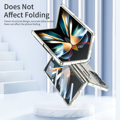 For Samsung Galaxy Z Fold3 5G Integrated Full Coverage Phone Case with Hinge(Transparent) - Galaxy Phone Cases by buy2fix | Online Shopping UK | buy2fix