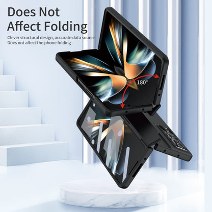 For Samsung Galaxy Z Fold4 Integrated Full Coverage Phone Case with Hinge(Black) - Galaxy Z Fold4 5G Cases by buy2fix | Online Shopping UK | buy2fix