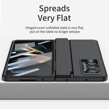 For Samsung Galaxy Z Fold4 Integrated Full Coverage Phone Case with Hinge(Black) - Galaxy Z Fold4 5G Cases by buy2fix | Online Shopping UK | buy2fix