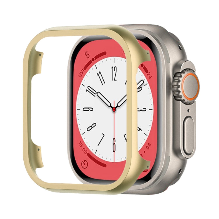 For Apple Watch Ultra 3 / 2 / 1 49mm Aluminum Alloy Frame Protective Case(Gold) by buy2fix