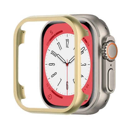 For Apple Watch Ultra 3 / 2 / 1 49mm Aluminum Alloy Frame Protective Case(Gold) by buy2fix