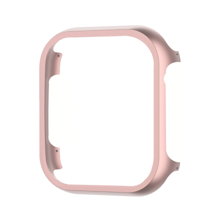 For Apple Watch Ultra 3 / 2 / 1 49mm Aluminum Alloy Frame Protective Case(Pink) by buy2fix