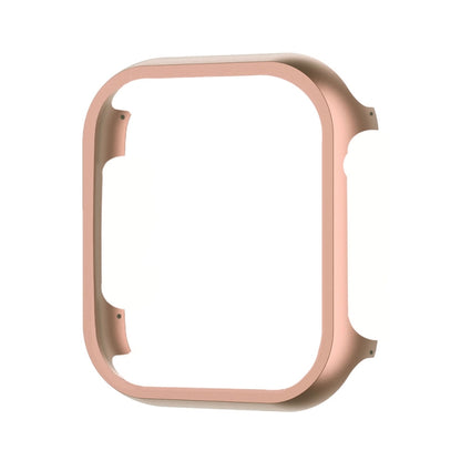 For Apple Watch Ultra 3 / 2 / 1 49mm Aluminum Alloy Frame Protective Case(Rose Gold) by buy2fix