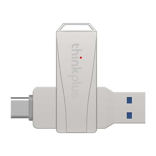 Lenovo Thinkplus MU252 USB 3.1 + USB-C / Type-C Flash Drive, Memory:256GB (Silver) by Lenovo