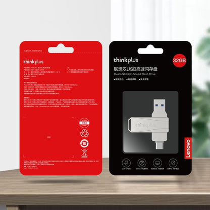 Lenovo Thinkplus MU252 USB 3.1 + USB-C / Type-C Flash Drive, Memory:256GB (Silver) by Lenovo