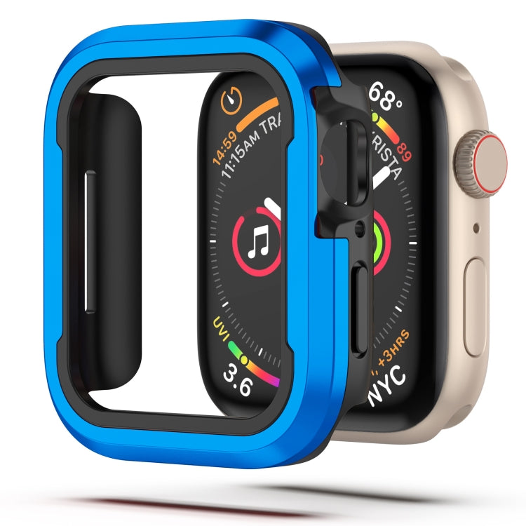 For Apple Watch Ultra 3 / 2 / 1 49mm Aluminum Alloy + TPU 2 in 1 Protective Case(Blue) - Watch Cases by buy2fix | Online Shopping UK | buy2fix
