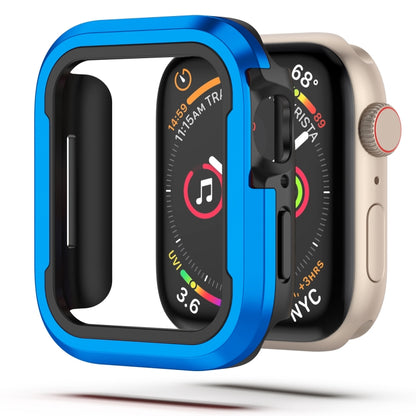 For Apple Watch Ultra 3 / 2 / 1 49mm Aluminum Alloy + TPU 2 in 1 Protective Case(Blue) - Watch Cases by buy2fix | Online Shopping UK | buy2fix