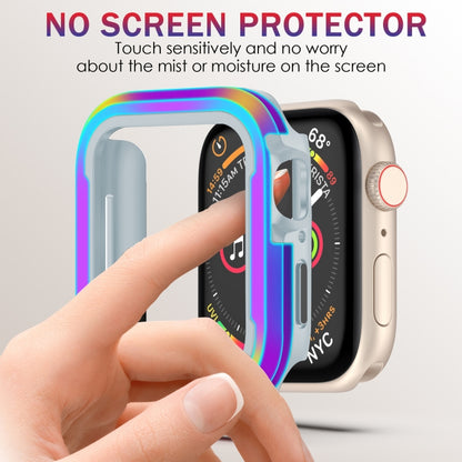 For Apple Watch Ultra 3 / 2 / 1 49mm Aluminum Alloy + TPU 2 in 1 Protective Case(Black+Grey) by buy2fix