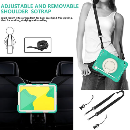 For iPad 2025 / 2022 360 Rotation PC+Silicone Tablet Case(Mint Green) - iPad 2025 / 2022 Cases by buy2fix | Online Shopping UK | buy2fix