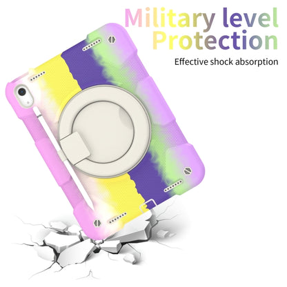 For iPad 2025 / 2022 360 Rotation PC+Silicone Tablet Case(Colorful Purple) - iPad 2025 / 2022 Cases by buy2fix | Online Shopping UK | buy2fix