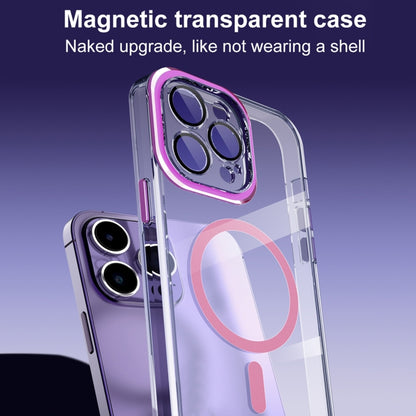 For iPhone 12 Pro Max Lens Protector MagSafe Phone Case(Dark Green) by buy2fix