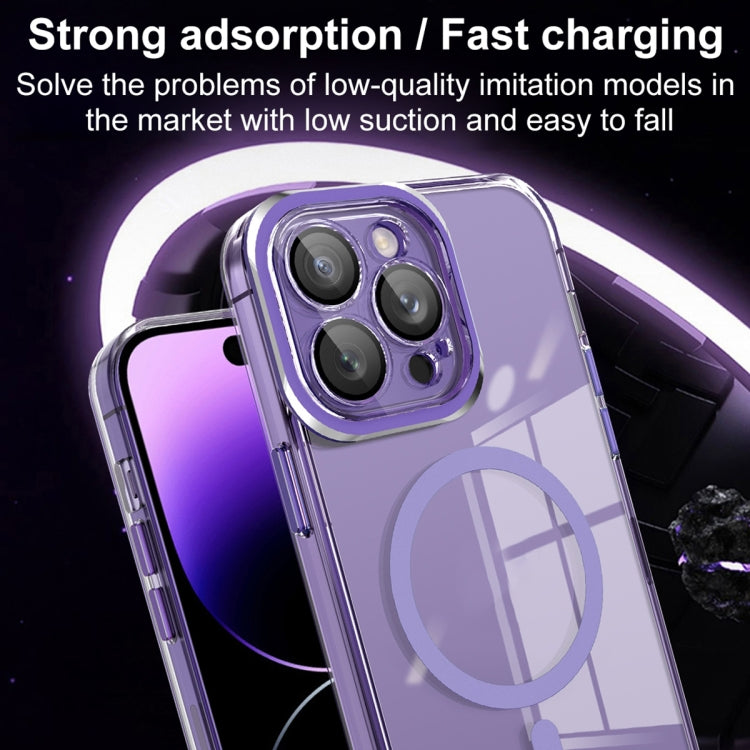 For iPhone 12 Pro Max Lens Protector MagSafe Phone Case(Dark Green) by buy2fix