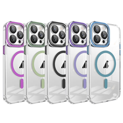 For iPhone 12 Pro Lens Protector MagSafe Phone Case(Dark Green) by buy2fix