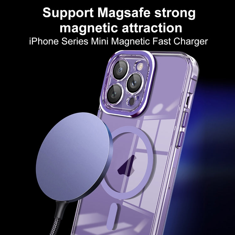 For iPhone 12 Pro Lens Protector MagSafe Phone Case(Dark Green) by buy2fix