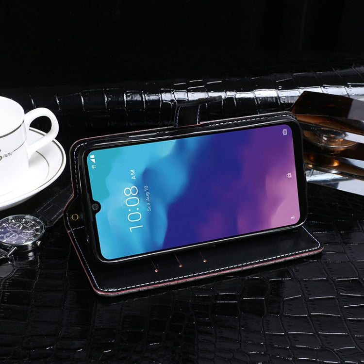 For ZTE Blade A7 2020 idewei Crocodile Texture Horizontal Flip Leather Case with Holder & Card Slots & Wallet(Black) - ZTE Cases by idewei | Online Shopping UK | buy2fix