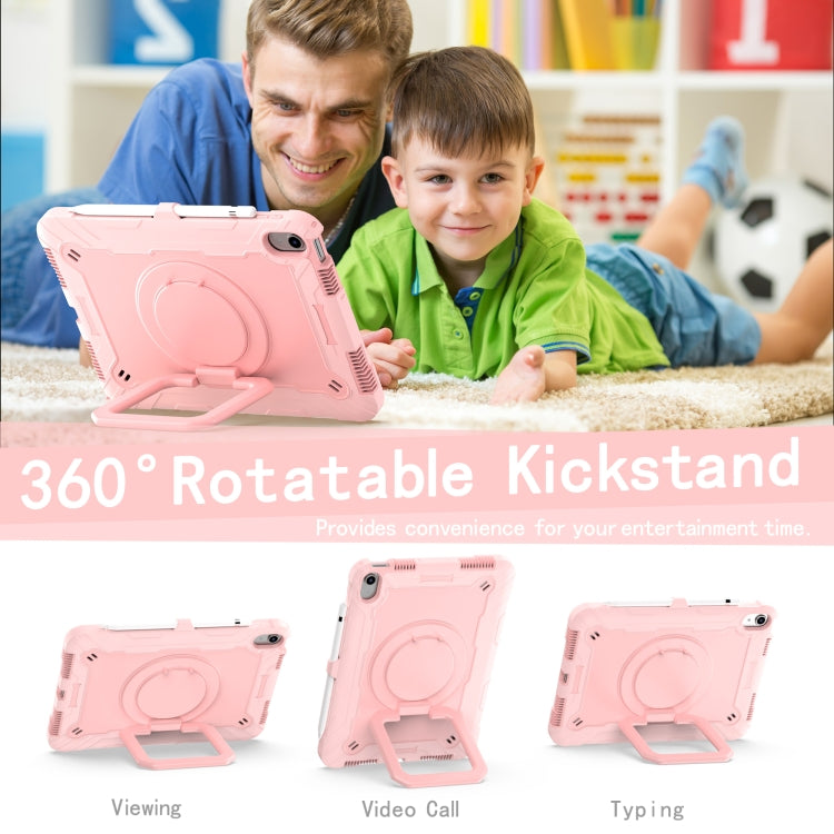 For iPad 2025 / 2022 Silicone + PC Bracelet Holder Tablet Case(Rose Gold) - iPad 2025 / 2022 Cases by buy2fix | Online Shopping UK | buy2fix