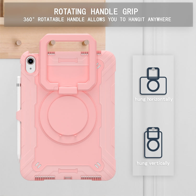 For iPad 2025 / 2022 Silicone + PC Bracelet Holder Tablet Case(Rose Gold) - iPad 2025 / 2022 Cases by buy2fix | Online Shopping UK | buy2fix