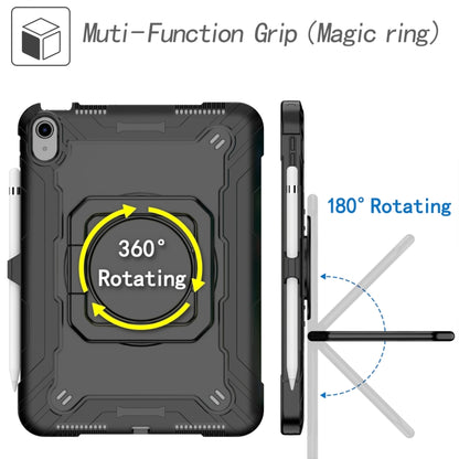 For iPad 2025 / 2022 Silicone + PC Bracelet Holder Tablet Case(Black) - iPad 2025 / 2022 Cases by buy2fix | Online Shopping UK | buy2fix