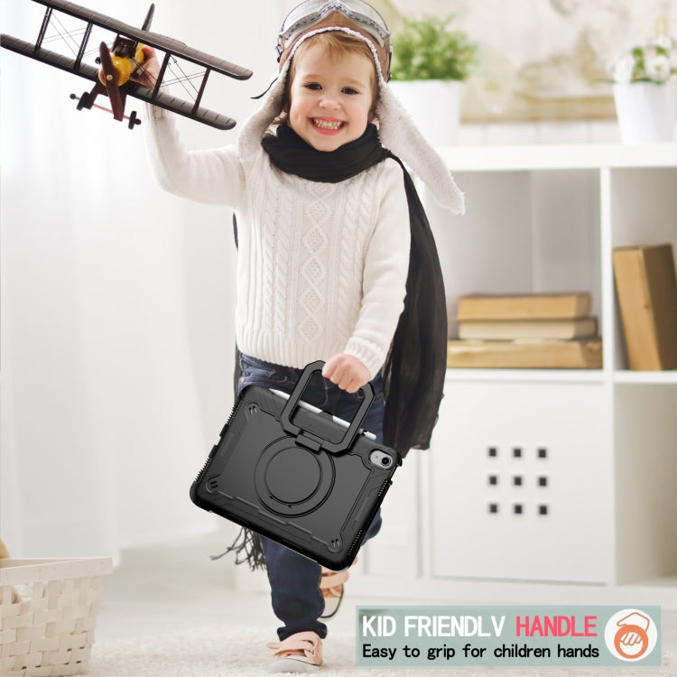 For iPad 2025 / 2022 Silicone + PC Bracelet Holder Tablet Case(Black) - iPad 2025 / 2022 Cases by buy2fix | Online Shopping UK | buy2fix