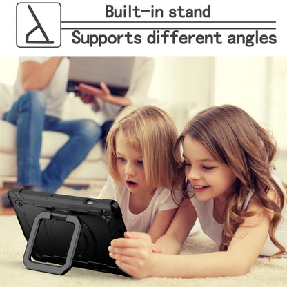 For Samsung Galaxy Tab A8 10.5 2021 Silicone + PC Bracelet Holder Tablet Case(Black) - Other Galaxy Tab PC by buy2fix | Online Shopping UK | buy2fix