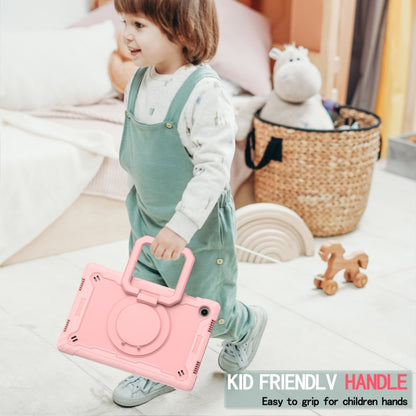 For Samsung Galaxy Tab A8 10.5 2021 Silicone + PC Bracelet Holder Tablet Case(Rose Gold) - Other Galaxy Tab PC by buy2fix | Online Shopping UK | buy2fix