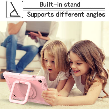 For Samsung Galaxy Tab A8 10.5 2021 Silicone + PC Bracelet Holder Tablet Case(Rose Gold) - Other Galaxy Tab PC by buy2fix | Online Shopping UK | buy2fix