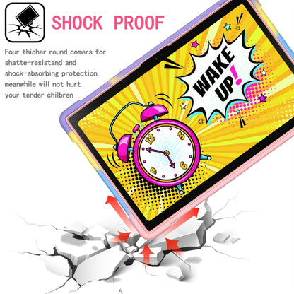 For Samsung Galaxy Tab A8 10.5 2021 Silicone + PC Bracelet Holder Tablet Case(Bright Rose Gold) - Other Galaxy Tab PC by buy2fix | Online Shopping UK | buy2fix
