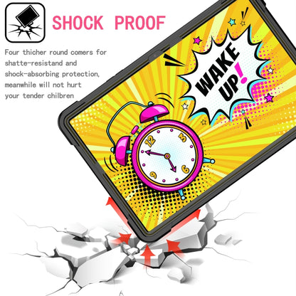 For Samsung Galaxy Tab S7 / S8 Silicone + PC Bracelet Holder Tablet Case(Black) - Galaxy Tab S8 Cases by buy2fix | Online Shopping UK | buy2fix