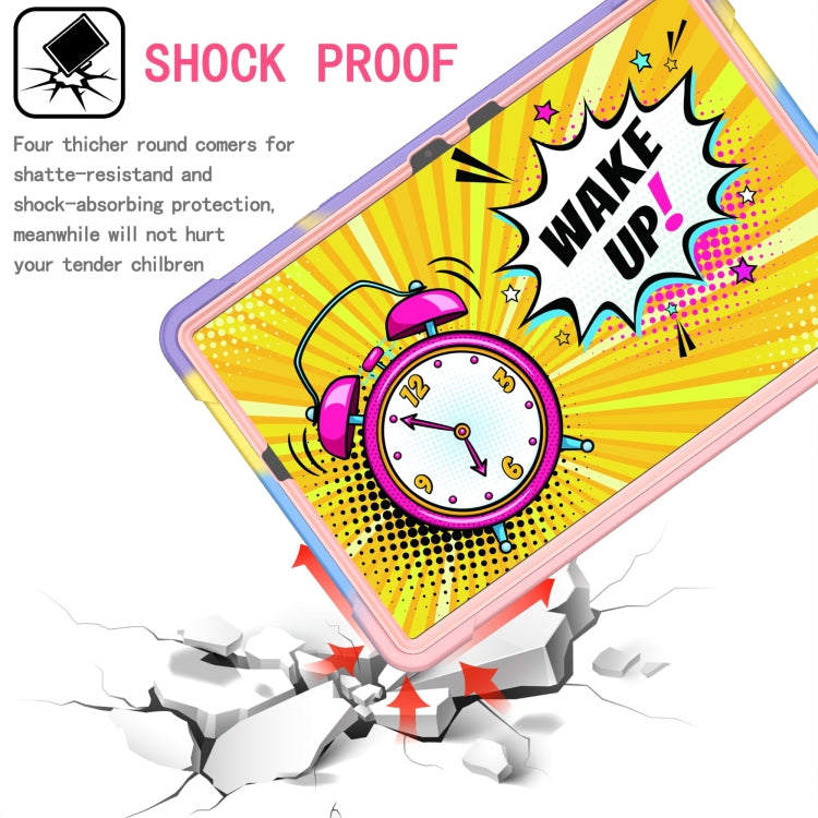 For Samsung Galaxy Tab S7 / S8 Silicone + PC Bracelet Holder Tablet Case(Bright Rose Gold) - Galaxy Tab S8 Cases by buy2fix | Online Shopping UK | buy2fix