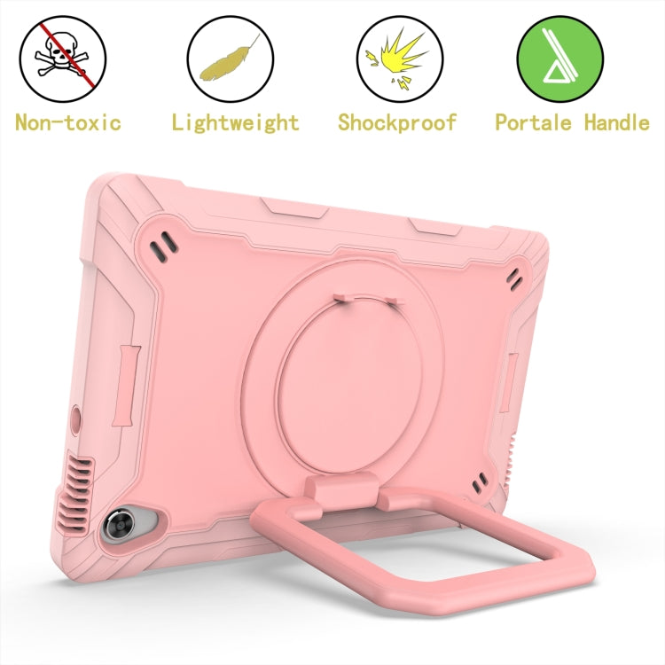 For Lenovo Tab M10 HD 2nd Gen Silicone + PC Bracelet Holder Tablet Case(Rose Gold) - Lenovo by buy2fix | Online Shopping UK | buy2fix