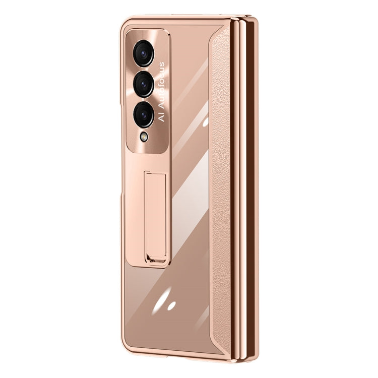 For Samsung Galaxy Z Fold4 Full Body Electroplating Hinge Phone Case(Gold) - Galaxy Z Fold4 5G Cases by buy2fix | Online Shopping UK | buy2fix
