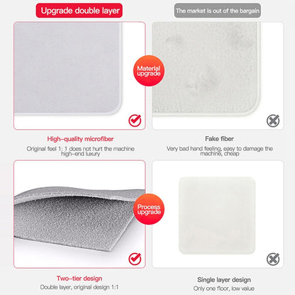 Cleaning Polishing Cloth for Screen of Mobile Phone Tablet Laptop(Grey) - Others Accessories by buy2fix | Online Shopping UK | buy2fix