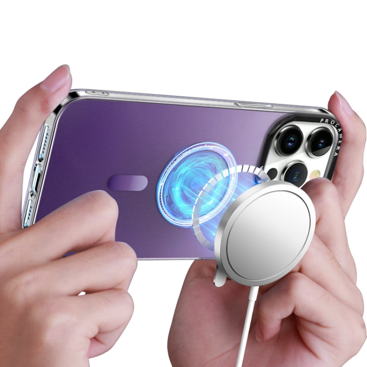 For iPhone 12 mini MagSafe Gradient Phone Case(Black) by buy2fix