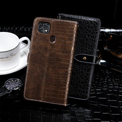 For ZTE Blade 20 Smart idewei Crocodile Texture Horizontal Flip Leather Case with Holder & Card Slots & Wallet(Black) - ZTE Cases by idewei | Online Shopping UK | buy2fix