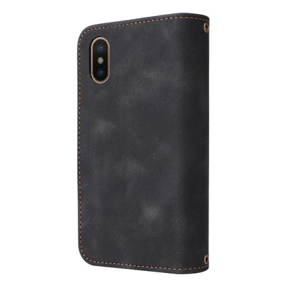 For iPhone XS Max Multifunctional Card Slot Zipper Wallet Leather Phone Case(Black) - More iPhone Cases by buy2fix | Online Shopping UK | buy2fix