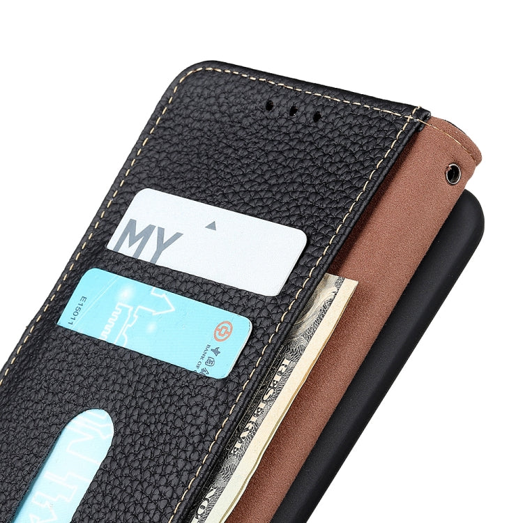 For Nokia X30 5G KHAZNEH Litchi Genuine Leather Phone Case(Black) - Nokia Cases by buy2fix | Online Shopping UK | buy2fix