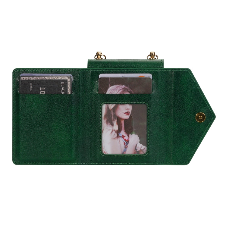 For Samsung Galaxy Z Flip4 N.BEKUS Side Zipper Folding Phone Leather Case(Green) - Galaxy Z Flip4 5G Cases by N.BEKUS | Online Shopping UK | buy2fix