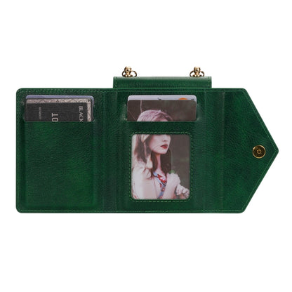 For Samsung Galaxy Z Flip4 N.BEKUS Side Zipper Folding Phone Leather Case(Green) - Galaxy Z Flip4 5G Cases by N.BEKUS | Online Shopping UK | buy2fix