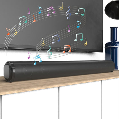BS-10 Bluetooth 5.0 Speaker TV Soundbar with Remote Control(Black) - Desktop Speaker by buy2fix | Online Shopping UK | buy2fix
